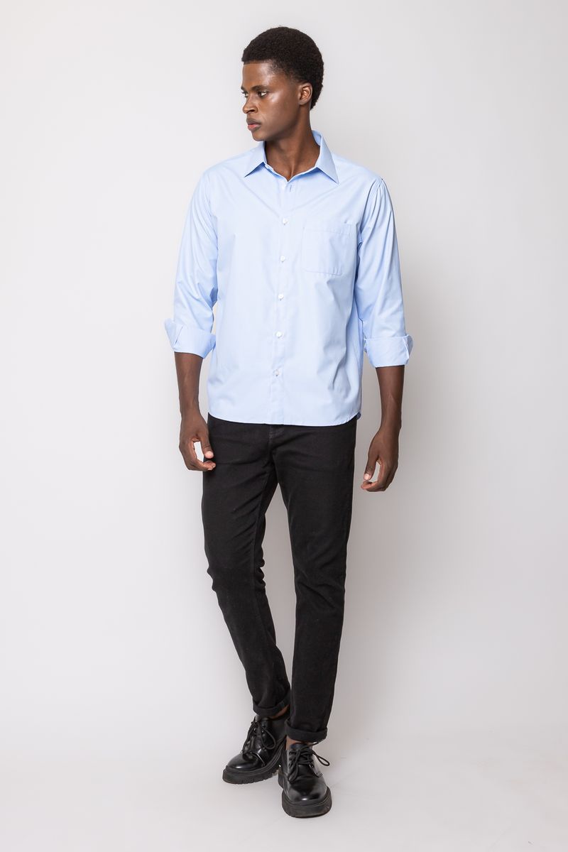 Camisa-Social-Maquinetada-Algodao-Misto-AZUL-CLARO-008-19318-648