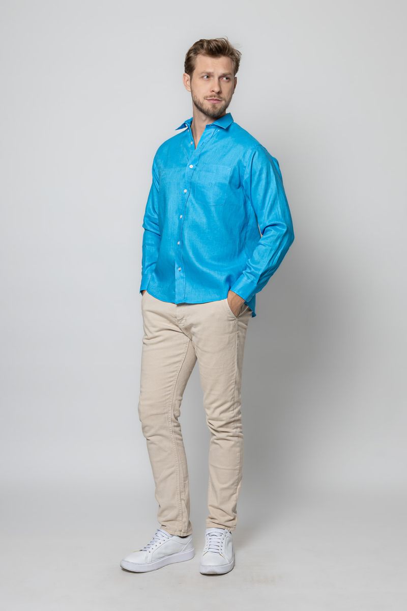 Camisa-Puro-Linho-ML-AZUL-TURQUESA-004-19384-01