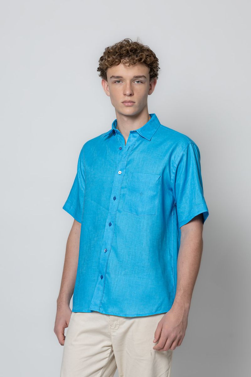 Camisa-Puro-Linho-MC-AZUL-TURQUESA-004-19386-01