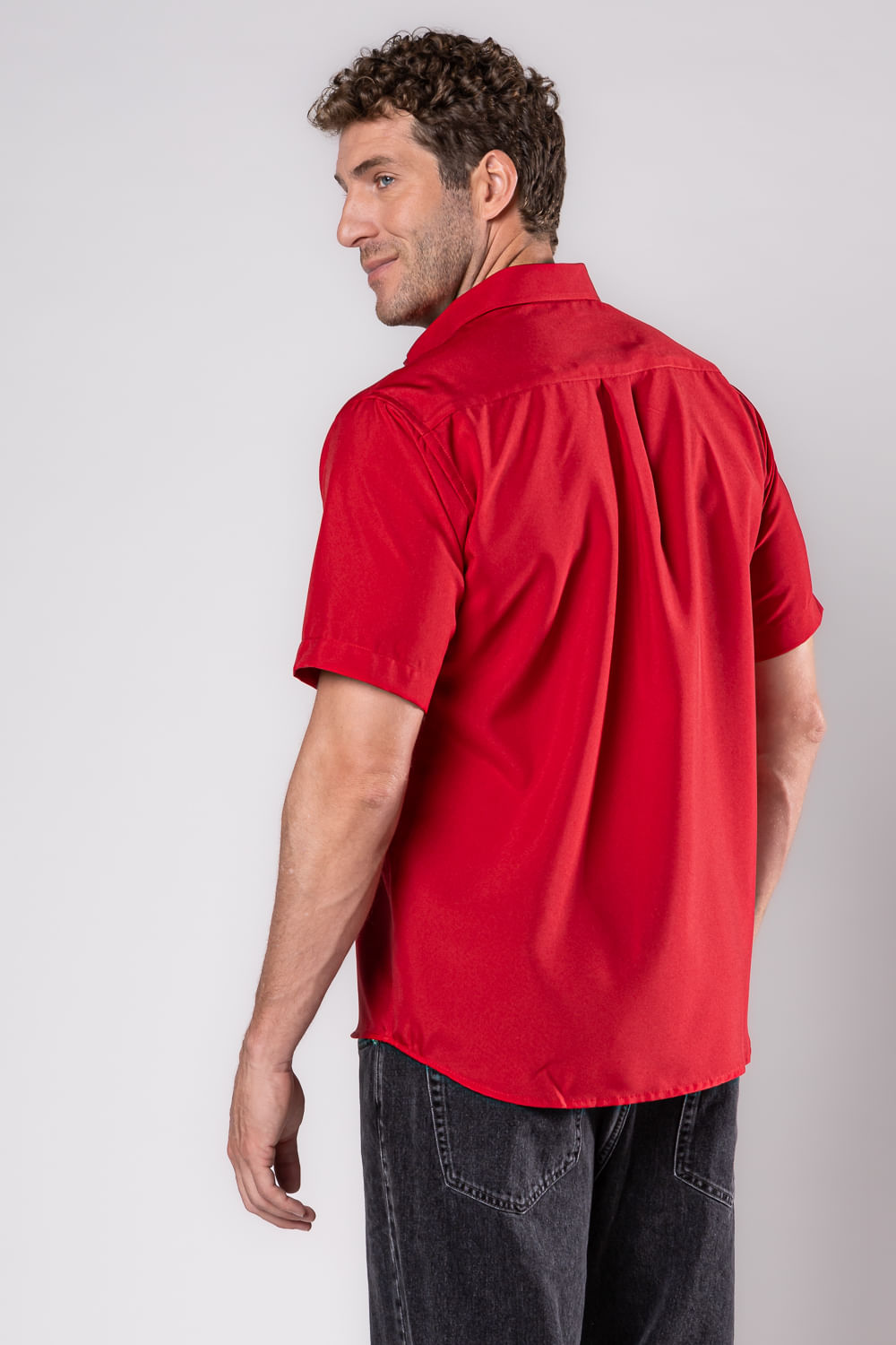 Camisa Microfibra MC Vermelho