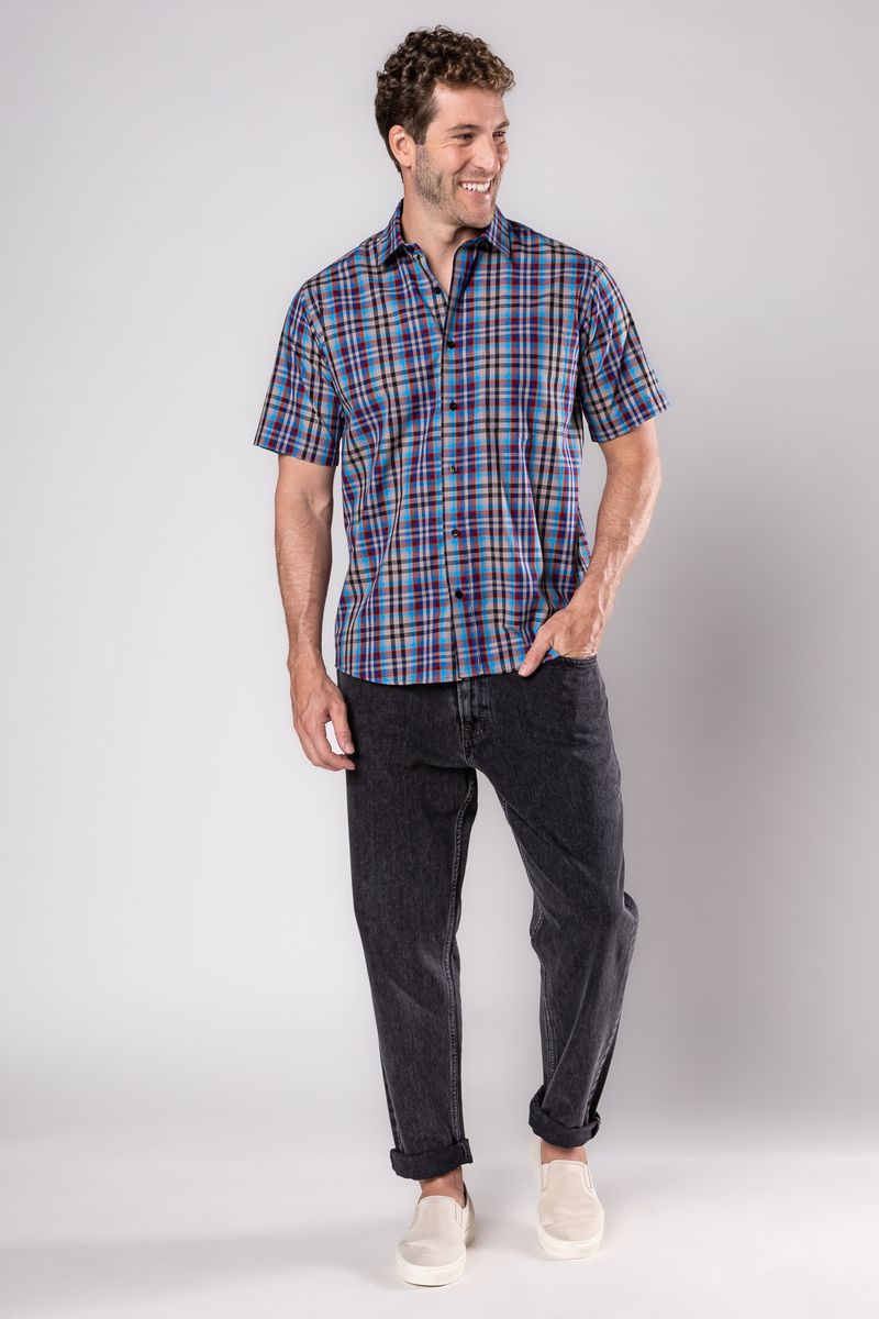 Camisa-Xadrez-em-Algodao-MC-PRETO-002-19446-08