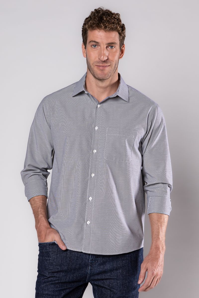 Camisa-Social-Listrada-Algodao-Misto--PRETO-002-19621-02