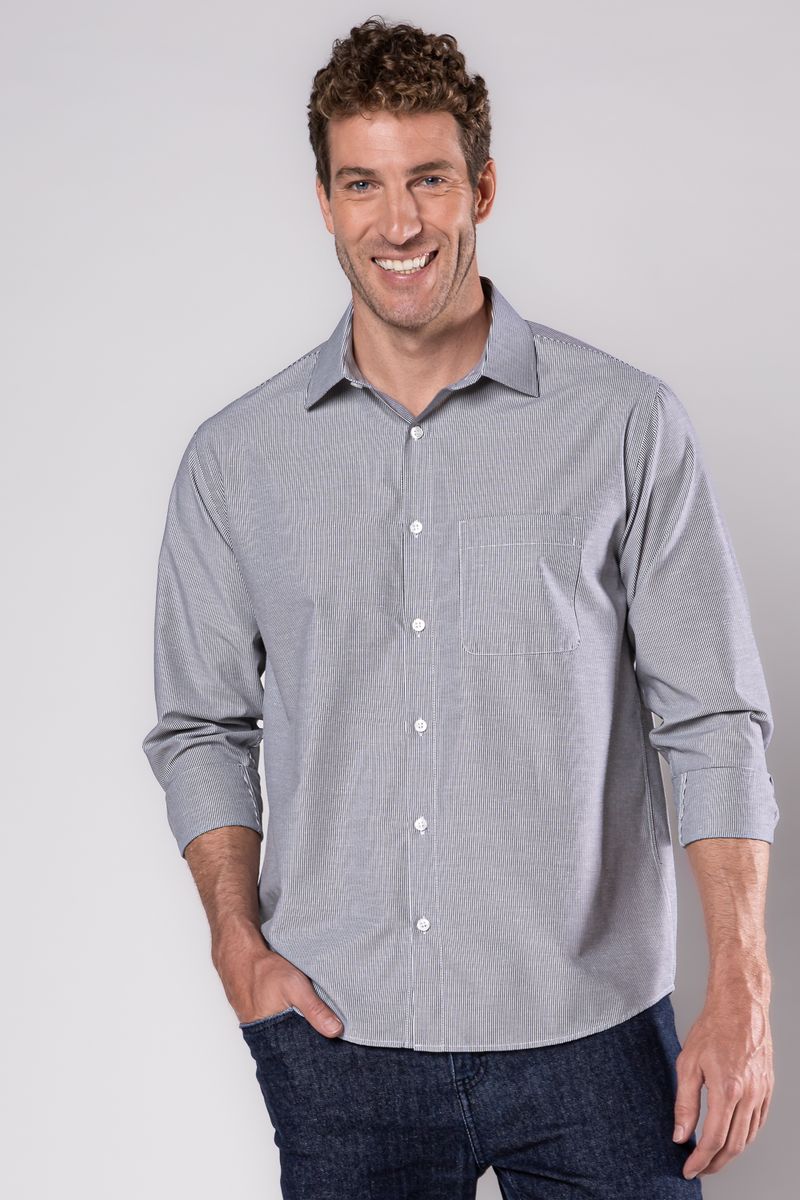 Camisa-Social-Listrada-Algodao-Misto--PRETO-002-19621-02