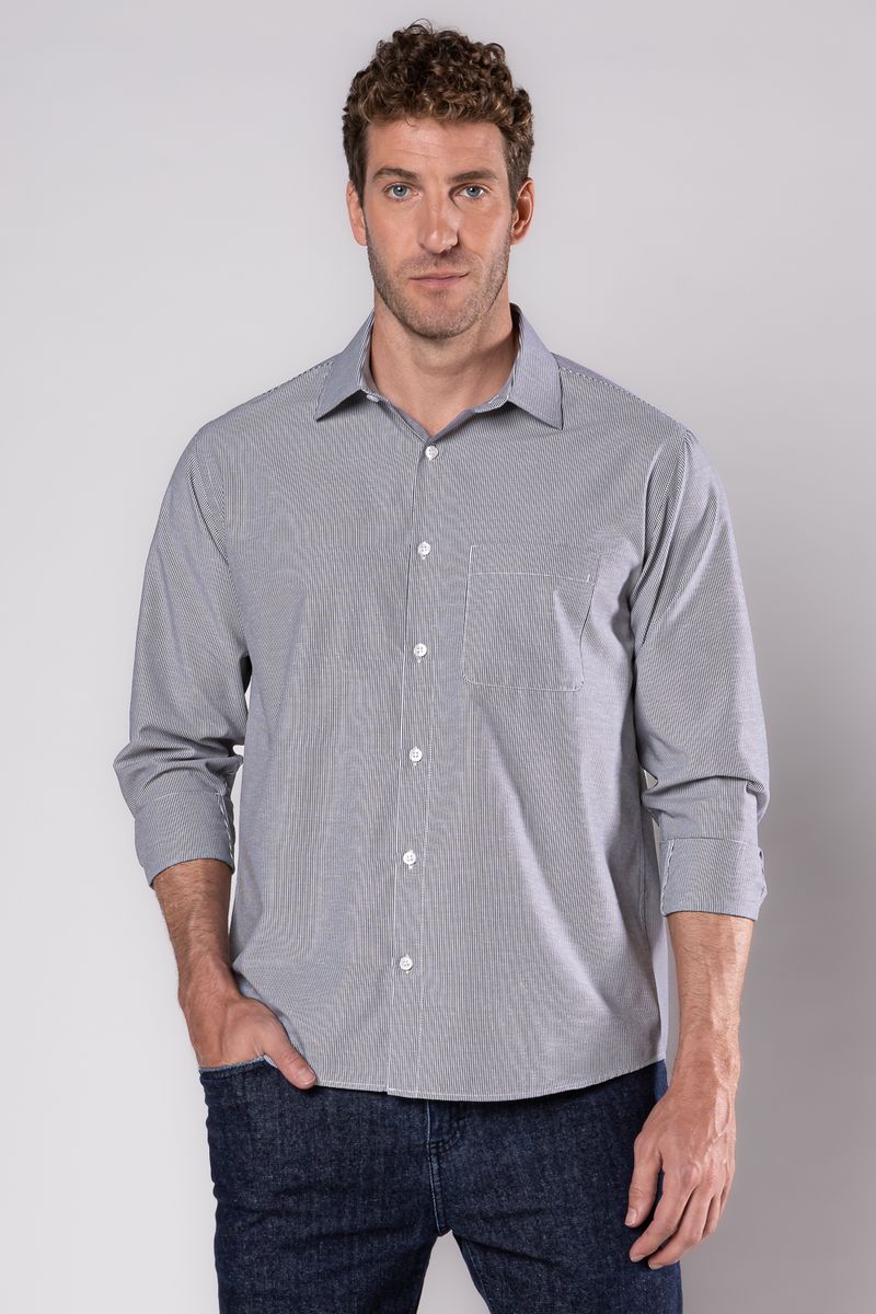 Camisa-Social-Listrada-Algodao-Misto--PRETO-002-19621-02