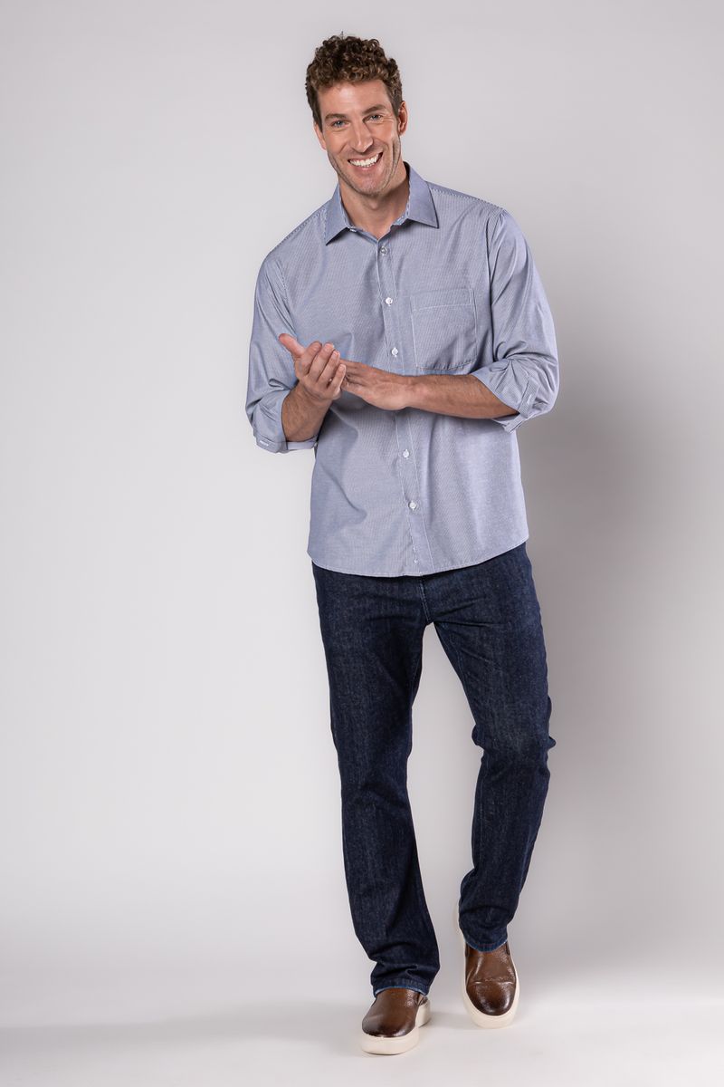 Camisa-Social-Listrada-Algodao-Misto-AZUL-MARINHO-052-19516-02