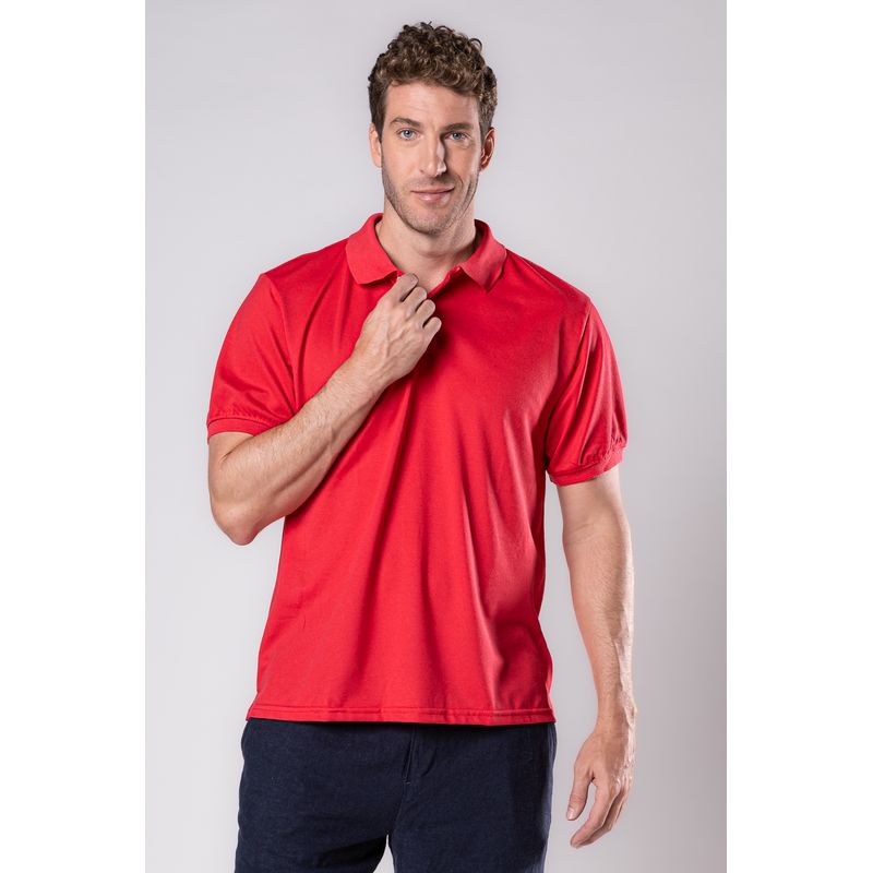 Camisa Polo MC Vermelho