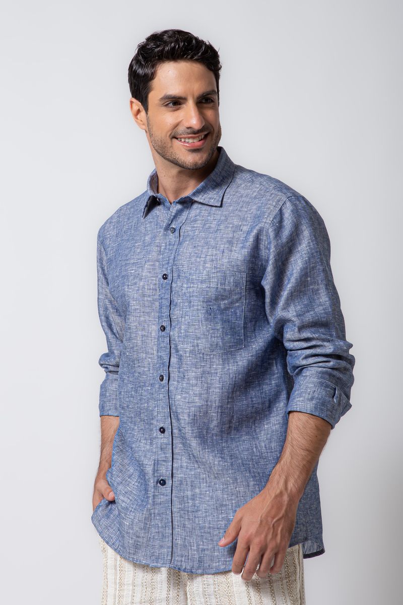 Camisa-Puro-Linho-Mescla-ML-MARINHO-CLARO-420-19381-01