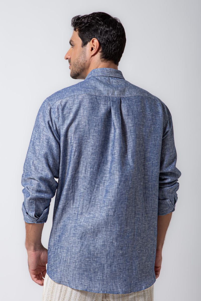 Camisa-Puro-Linho-Mescla-ML-MARINHO-CLARO-420-19381-01
