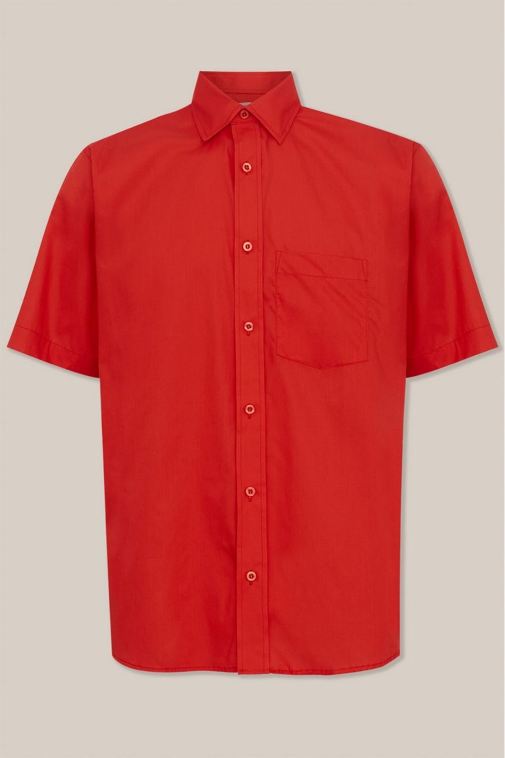 Camisa Algodão Fio 50 MC Vermelho