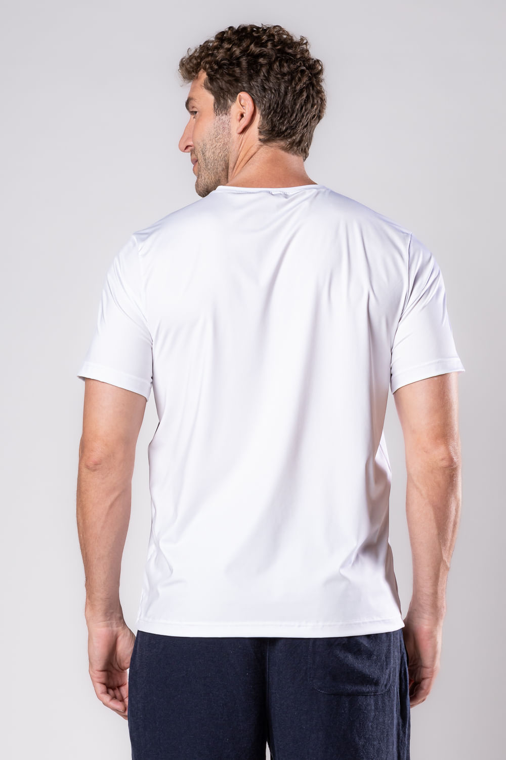 Camiseta Slim Bi-Stretch MC Branco