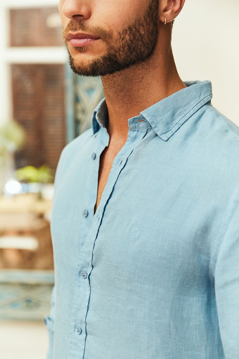Camisa-Slim-Linho-Tinturado-ML-AZUL-MEDIO-007-19776-01