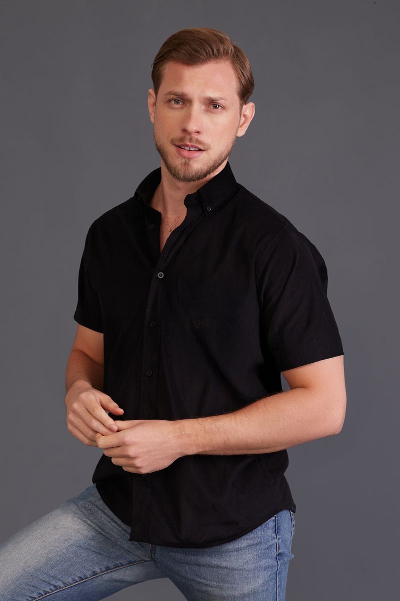 Camisa-Slim-Puro-Linho-MC-PRETO-002-19387-01