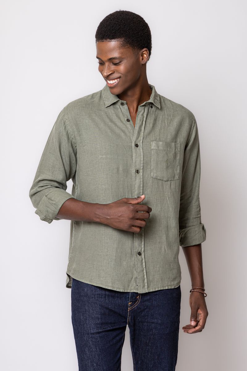 Camisa-em-Puro-Linho-Tinturado-ML-VERDE-MUSGO-105-19150-01