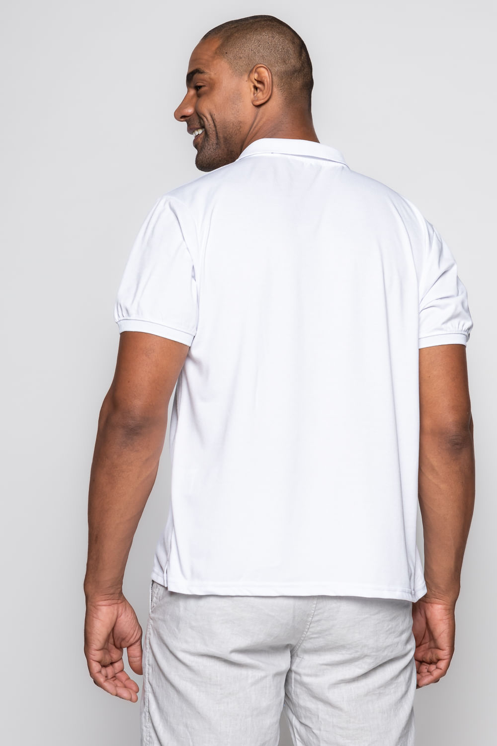 Camisa Polo MC Branco