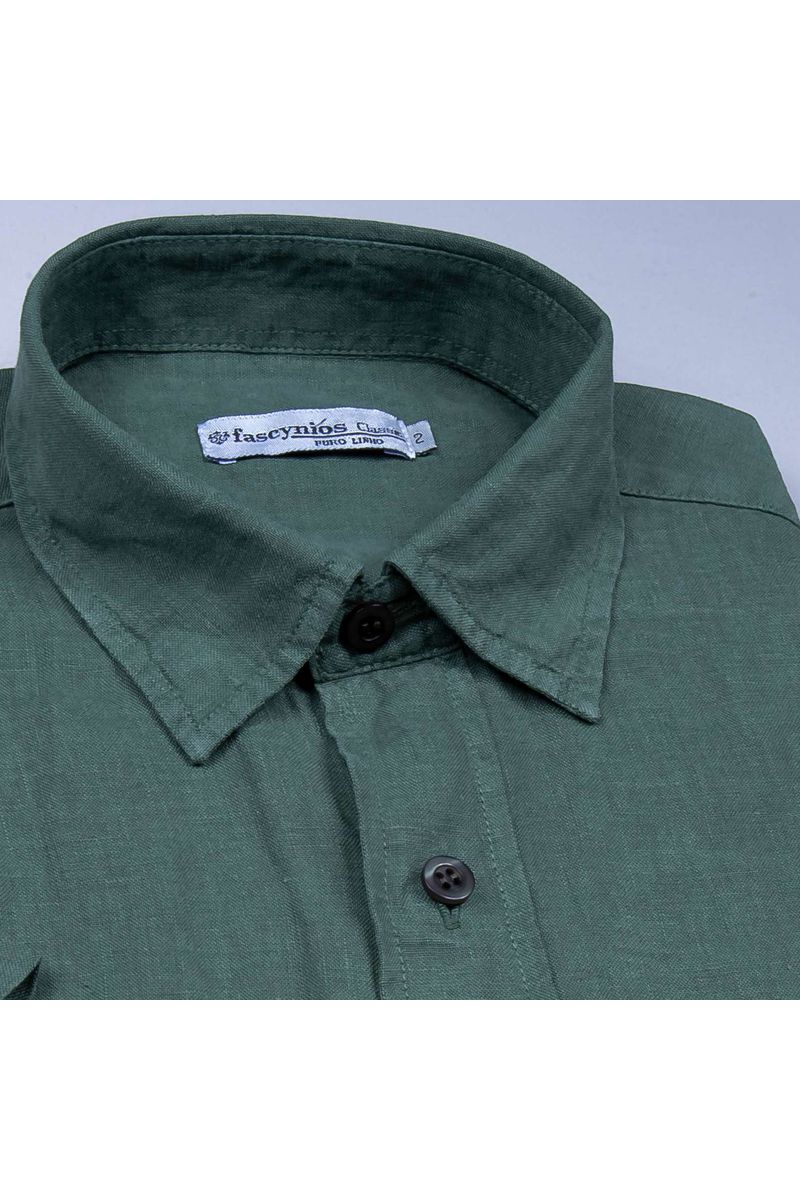 Camisa-em-Puro-Linho-Tinturado-MC-VERDE-MILITAR-209-09936-06