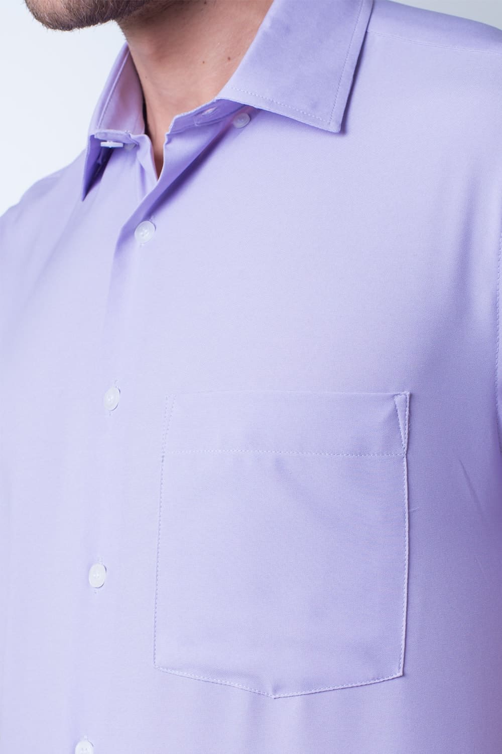 Camisa Microfibra MC Lilás
