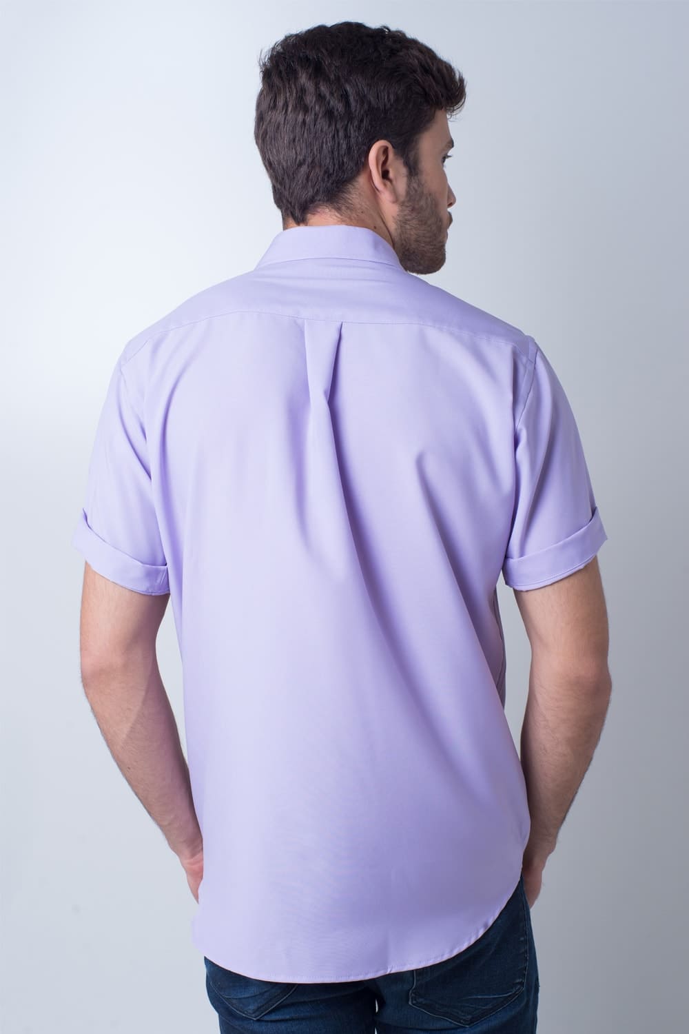 Camisa Microfibra MC Lilás