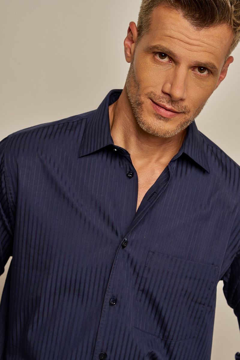 Camisa-Social-Maquinetada-Algodao-Fio-60-AZUL-ESCURO-013-19763-01