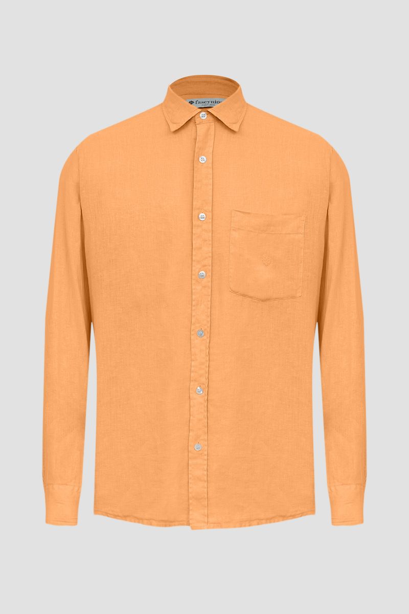 Camisa-em-Puro-Linho-Tinturado-LARANJA-032-19379-01