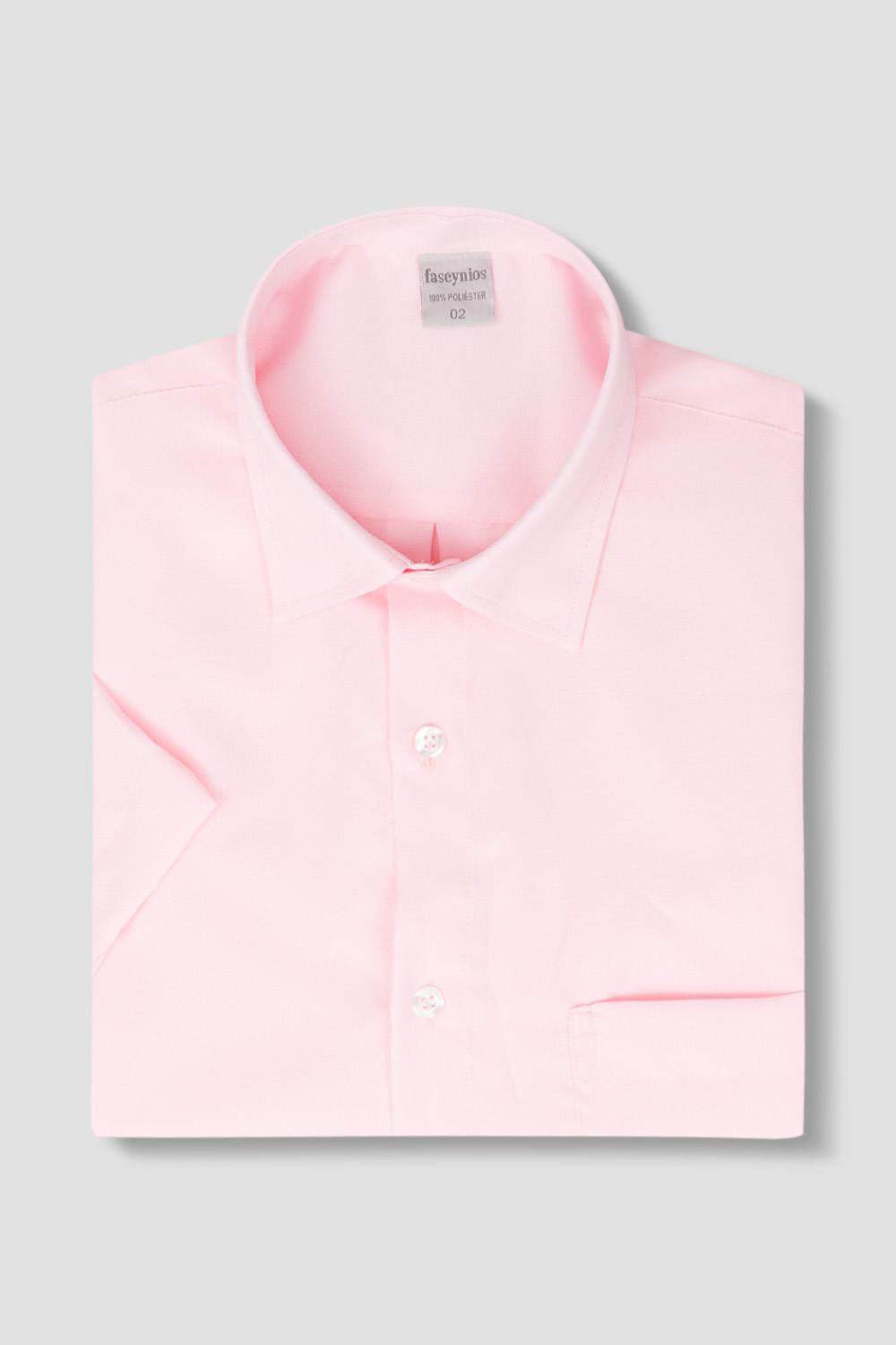 Camisa Microfibra MC Rosa