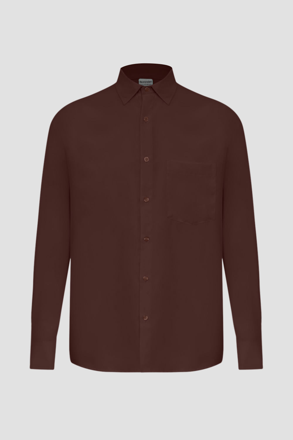 Camisa Microfibra ML Marrom