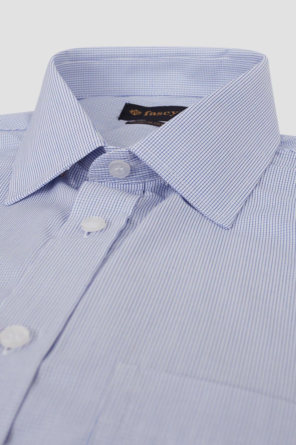 Camisa Xadrez Algodão ML Azul Médio