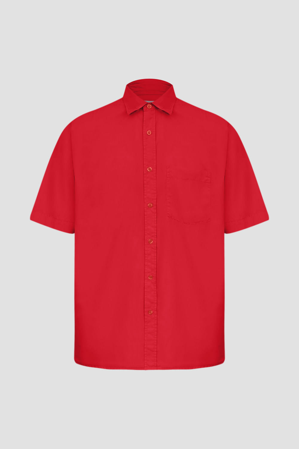 Camisa Algodão Fio 40 Laranja