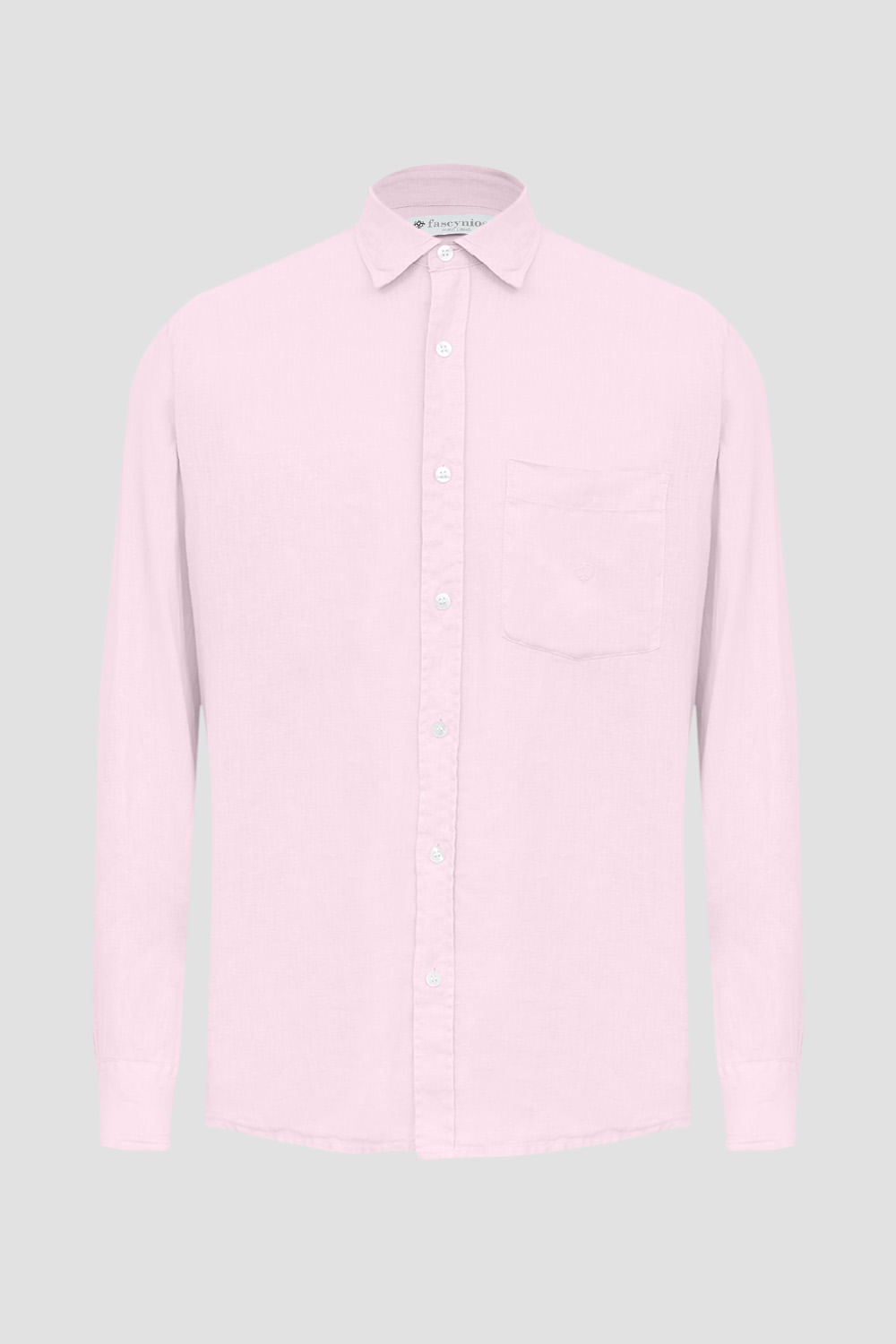 Camisa em Puro Linho Tinturado ML Rosa