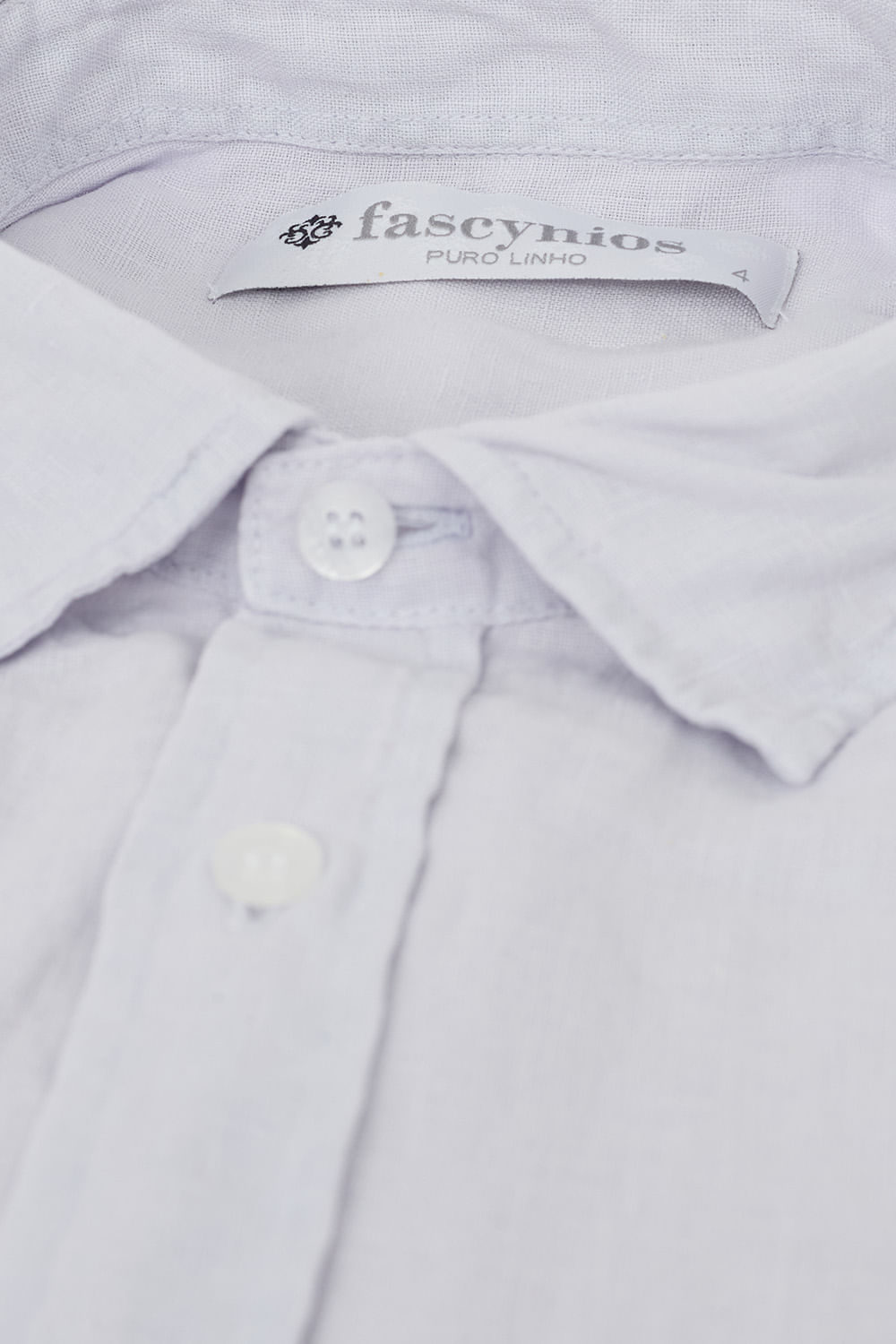 Camisa em Puro Linho Tinturado ML Azul Médio