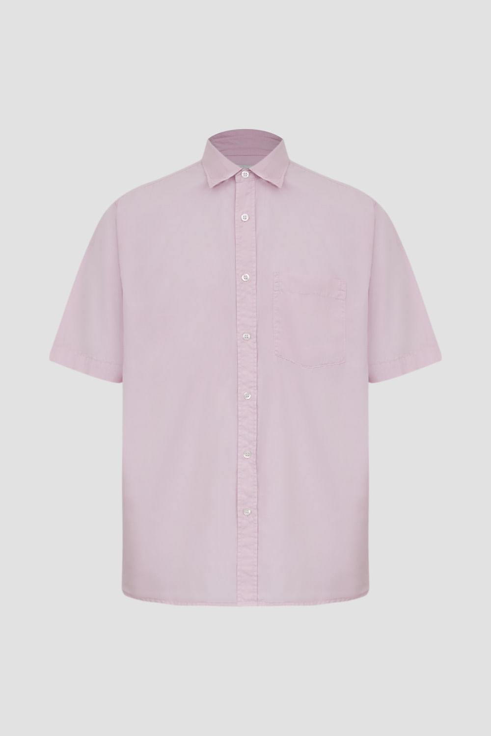 Camisa Algodão MC Rosa
