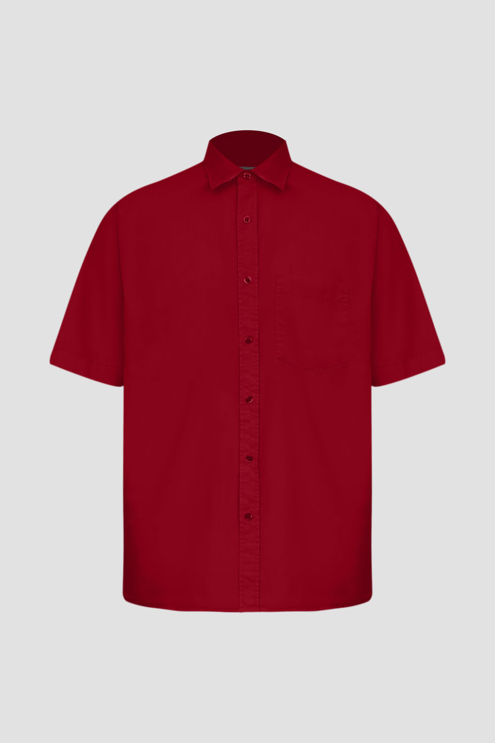 Camisa Algodão MC Bordo