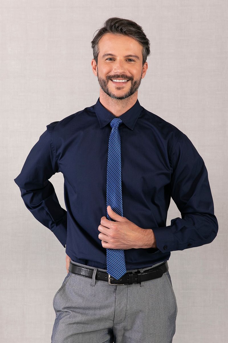 Camisa-Social-Slim-Algodao-Fio-50-AZUL-MARINHO-052-19308-01