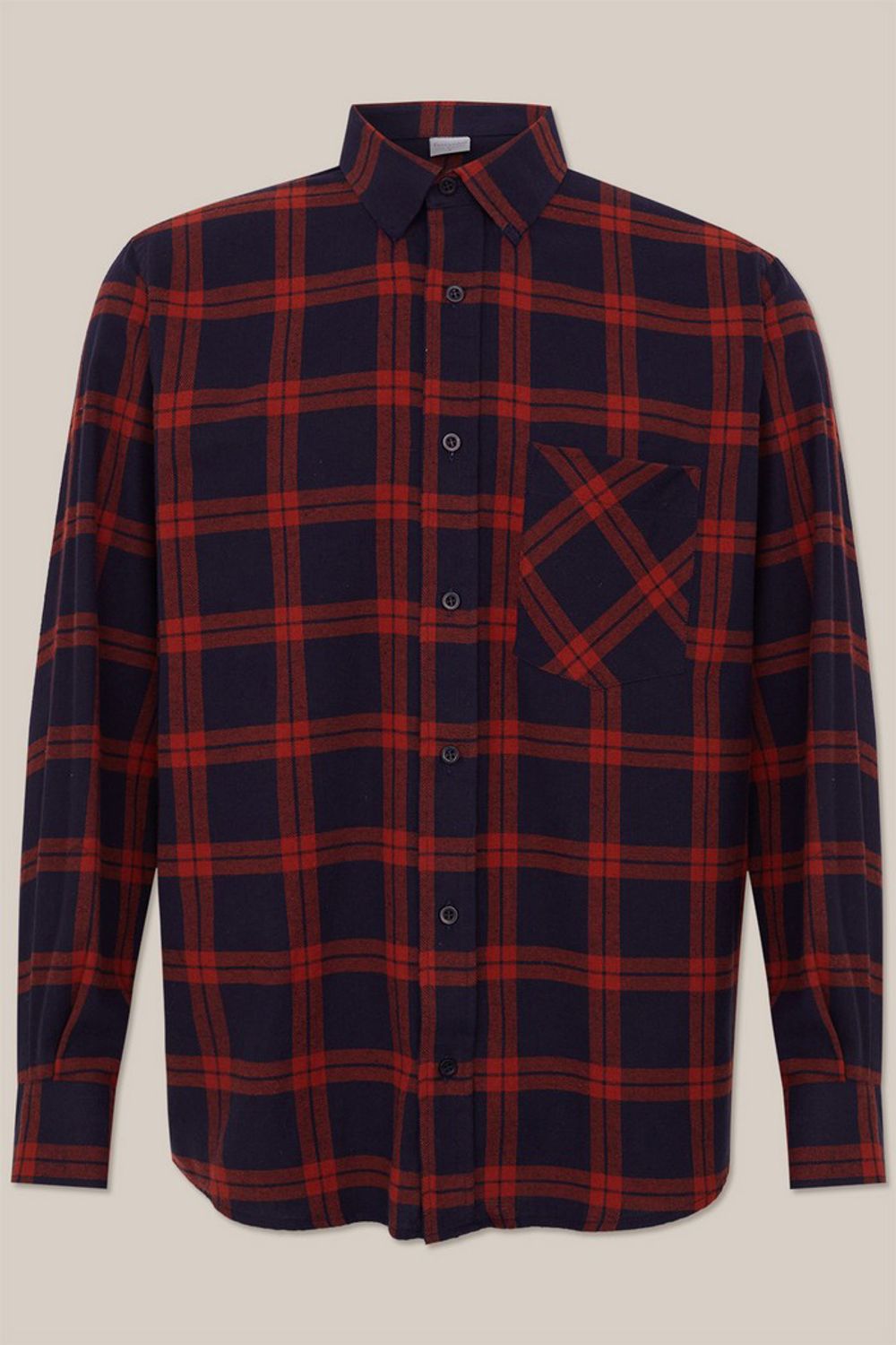 Camisa Xadrez em Flanela ML Marrom