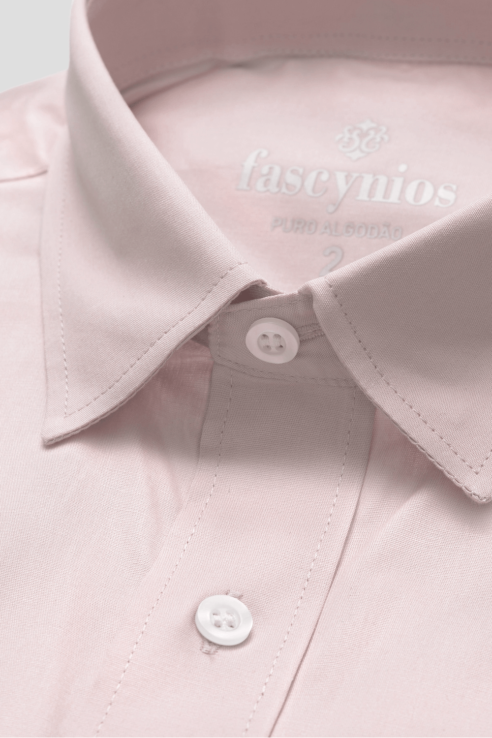 Camisa Algodão Fio 50 MC Rosa
