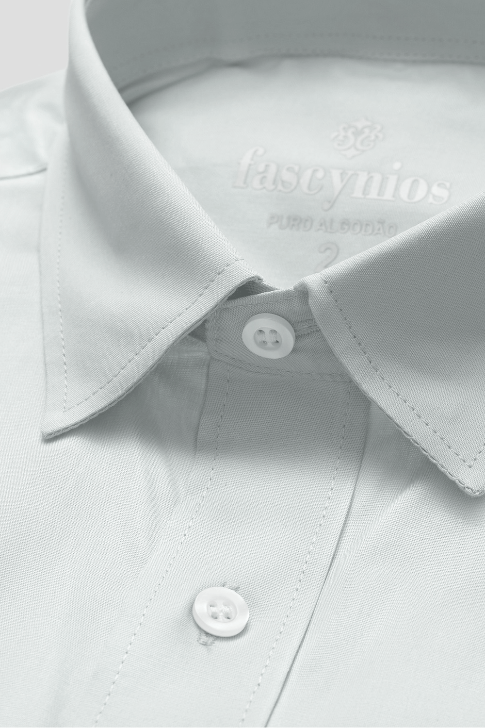Camisa Algodão Fio 50 MC Cinza