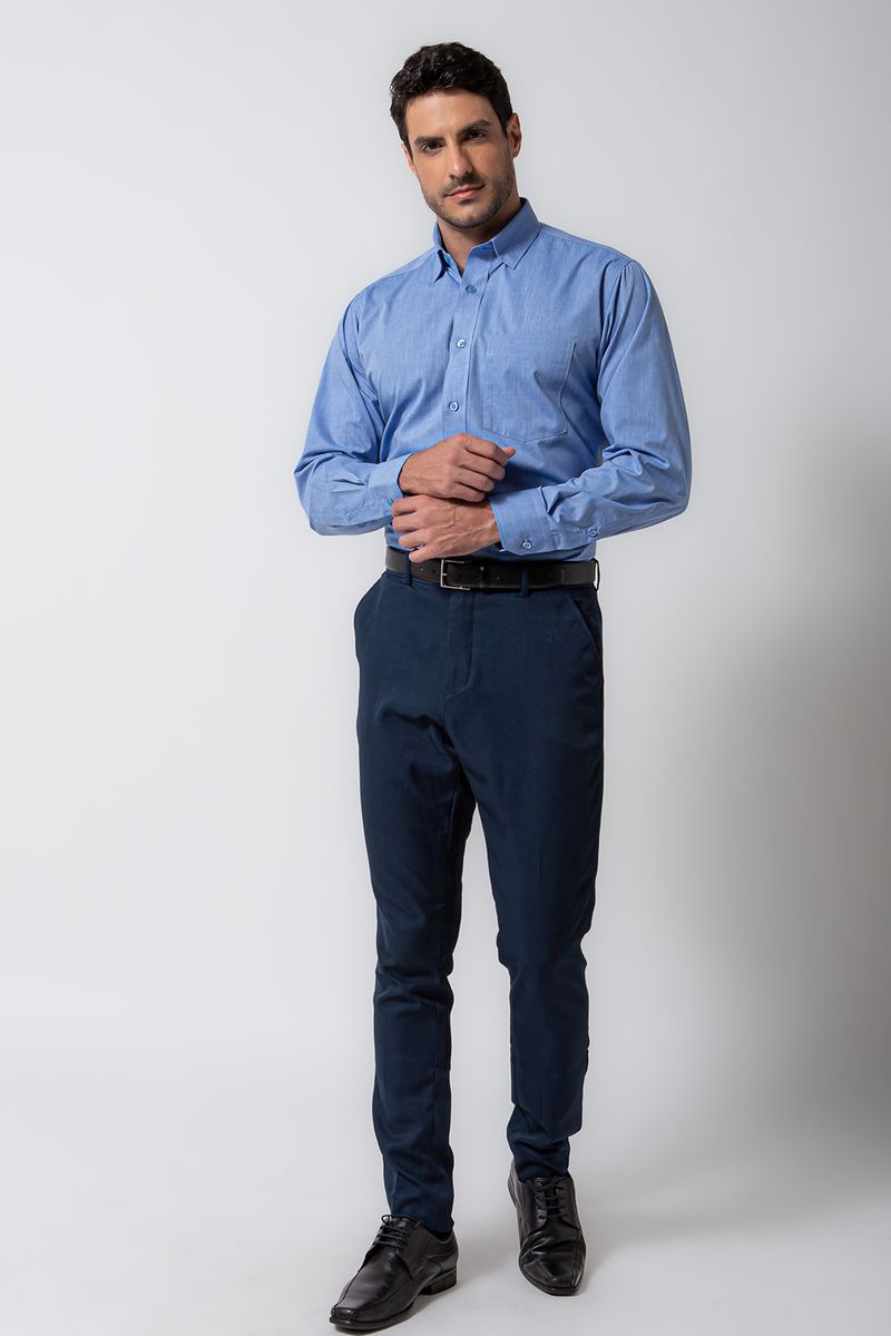 Camisa-Social-Algodao-Fil-a-Fil-AZUL-1-063-19868-01