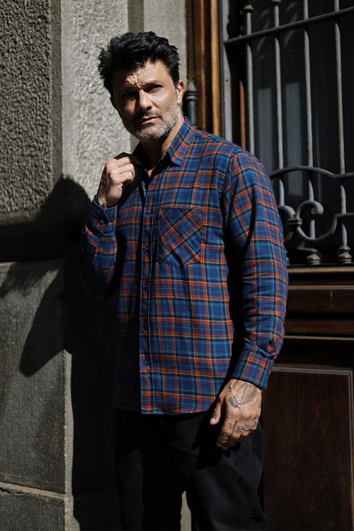 Camisa Xadrez em Flanela ML Verde